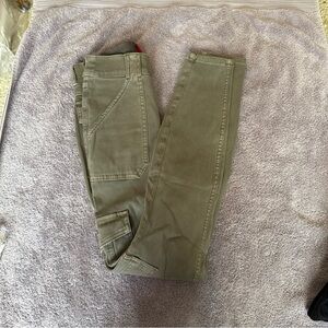 Women’s Spanx green cargos leggings jeans